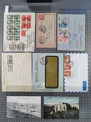 1890/1950, 22 covers/cards and 14 fronts, attractive frankings, ...