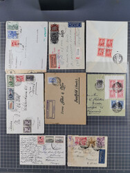 1890/1950, 22 covers/cards and 14 fronts, attractive frankings, ...