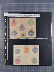 1897/98, Ottoman military occupation of Thessaly: six covers franked ...