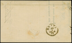 1867, 2 Kr. gelb, 3 Kr. grün und 5 kr. rosakarmin, farbfrisch, ...