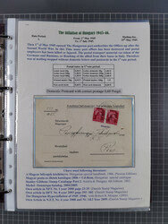 HYPERINFLATION: 1945/46, magnificent award-winning exhibit collection ...