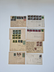 HYPERINFLATION: 1945/46, large stock of duplicates with over 155 ...