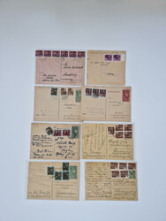 HYPERINFLATION: 1945/46, large stock of duplicates with over 155 ...