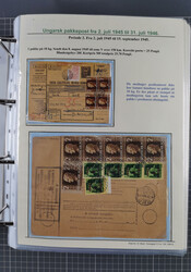 HYPERINFLATION: 1945/46, highly specialized Parcel Cards exhibit ...