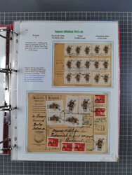 HYPERINFLATION: 1945/46, Parcel Cards exhibit collection with over 65 ...