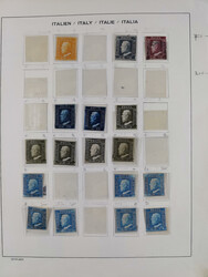 1852/60, Collection on eight album pages with good parts Papal States ...
