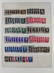 1941/43 (ca.), mint never hinged/unused and used collection with 21 ...