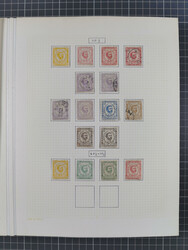 1874/1910, Sammlung auf selbstgestalteten Blättern mit sehr ...