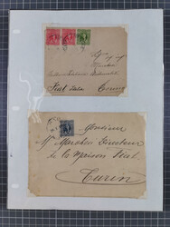 1891/1913, collection with 30 covers and cards, with many registered ...