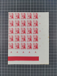 1941, dancers 2 c. - 7½ c. as imperforated ungummed proofs, 20 sets ...