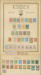 1873, page from the Royal Swedish General Post Office collection with ...