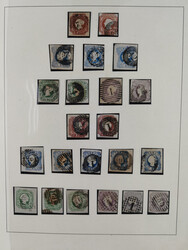 1853/1866, MARIA/PEDRO/LUIS imperforate issues, used collection of 78 ...