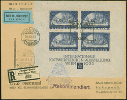 WIPA-Block (127:105 mm) mit Sstpl. "KONGRESSHAUS 23/6" auf ...