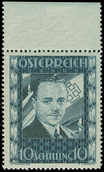 1936, Dollfuß 10 S., farbfrisch, postfrisch (mit Falzresten im ...
