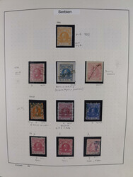 1866/1918, extensive, mostly unused and used collection, including ...