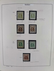 1866/1918, extensive, mostly unused and used collection, including ...