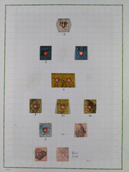 1850/2015 (ca.), gestempelter Sammlungsbestand mit u.a. Mi.5 II, 7 I, ...