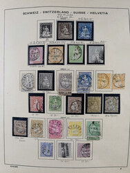1854/2004, vorwiegend gestempelte Sammlung mit diversen Briefen, ab ...