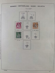1854/2004, vorwiegend gestempelte Sammlung mit diversen Briefen, ab ...