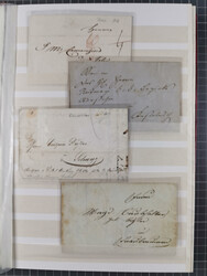 1813/1955, Partie mit 50 Briefen und Karten, dabei Vorphila, ...