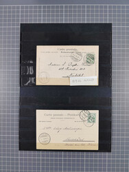 RASIERKLINGEN-STEMPEL: Umfangreiche Sammlung, sauber nach Orten Aarau ...