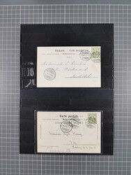 RASIERKLINGEN-STEMPEL: Umfangreiche Sammlung, sauber nach Orten Aarau ...