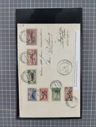 1900/17 (ca.), small accumulation on covers and (official) paper ...