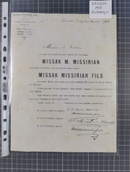 1871/1945, Armenians in Turkey: 20 covers, postcards and documents ...