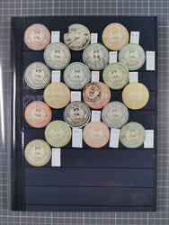 1867/90, Interpostal seals, collection of about 218 different, ...