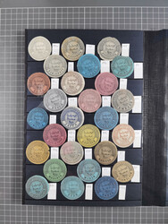 1867/90, Interpostal seals, collection of about 218 different, ...