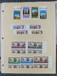 1920/70, Collection on album pages including imperf pairs and ...