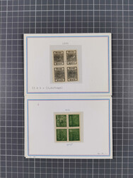 1890/1907 (ca.), unused and used small lot with a tete beche, 3 proof ...