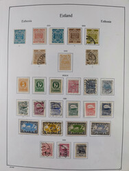 1918/1954, used and unused collections Estonia incl. e.g. Mi.-Nr. ...