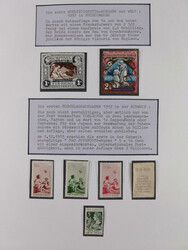 1897/1945, Zuschlags- und Wohltätigkeitsausgaben, interessante ...