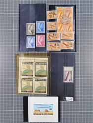 1926/80 (ca), lot with mostly unused and used airmails and Zeppelin ...