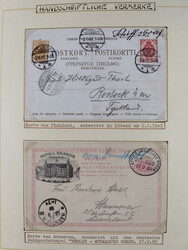 1853/1950, interessante Sammlung “Nordische Schiffspost” inkl. ...
