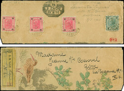 “K.u.K. KRIEGSMARINE LEOPARD 3/8/01”, sauber auf 5 H. und 10 H. ...