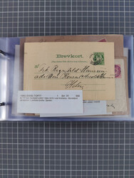 Norwegen: 1885/1934, Sammlung “Nummern-Stempel der Schiffspost ex ...