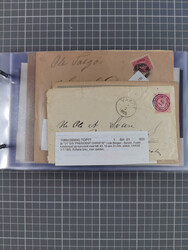 Norwegen: 1885/1934, Sammlung “Nummern-Stempel der Schiffspost ex ...