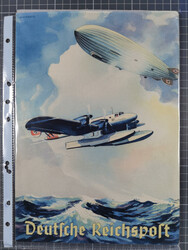 1913/36, Album mit 55 Zeppelinbriefen -Karten, (51 St. DR) dabei ...