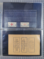 Indien: 1935/38, kleine Sammlung “Vignetten” mit Paaren und ...