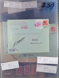 1931/35, Friedrich Schmiedl Rakenpost, Partie mit 8 Briefen und ...