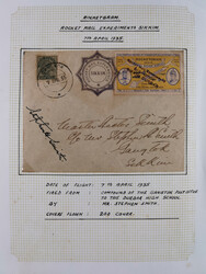 1935/38, Sammlung mit 35 Briefen und Karten/Ganzsachen, dabei u.a. ...