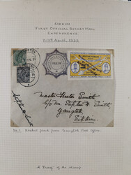 1935/38, Sammlung mit 35 Briefen und Karten/Ganzsachen, dabei u.a. ...