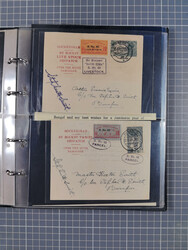 Indien: 1935/38, kleine Sammlung mit 13 Briefen und Karten mit u.a. ...