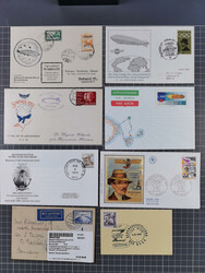 Zeppelin: 1928/81, Partie Stempel-Belege mit Schwerpunkt bei den ...