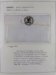LOMBARDEI: 1799/1836, 11 Briefe, ab dem Militärstempel “Aspettori ...