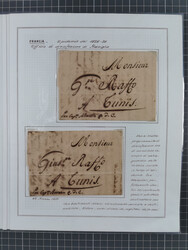 FRANKREICH: 1827/49, 14 Desinfektionsbriefe, dabei u.a. 2 ...
