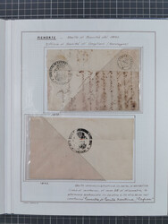 SARDINIEN: 1821/1903, 6 Briefe und Dokumente, dabei Briefbogen der ...