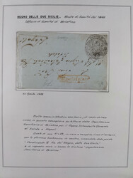 SIZILIEN: 1826/83, 26 Briefe und Dokumente beider Sizilien, dabei ...